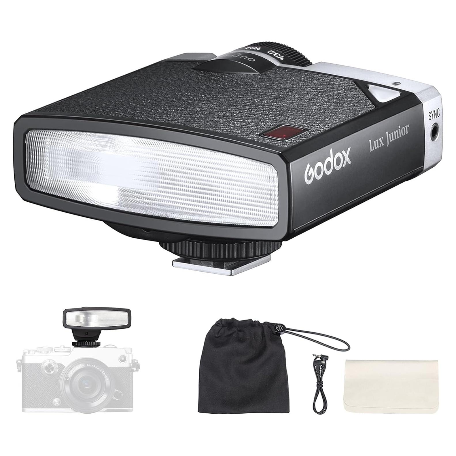 Flash Godox Lux Junior GN12 Retro 6000K-1200K para Cámaras