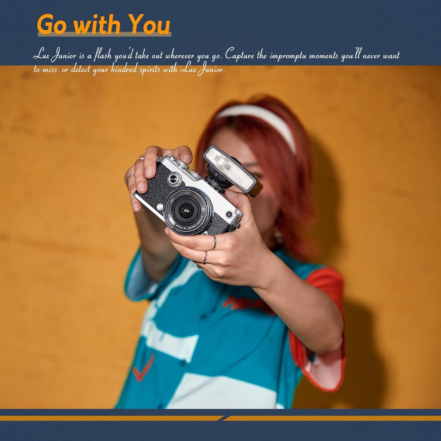 Flash Godox Lux Junior GN12 Retro 6000K-1200K para Cámaras