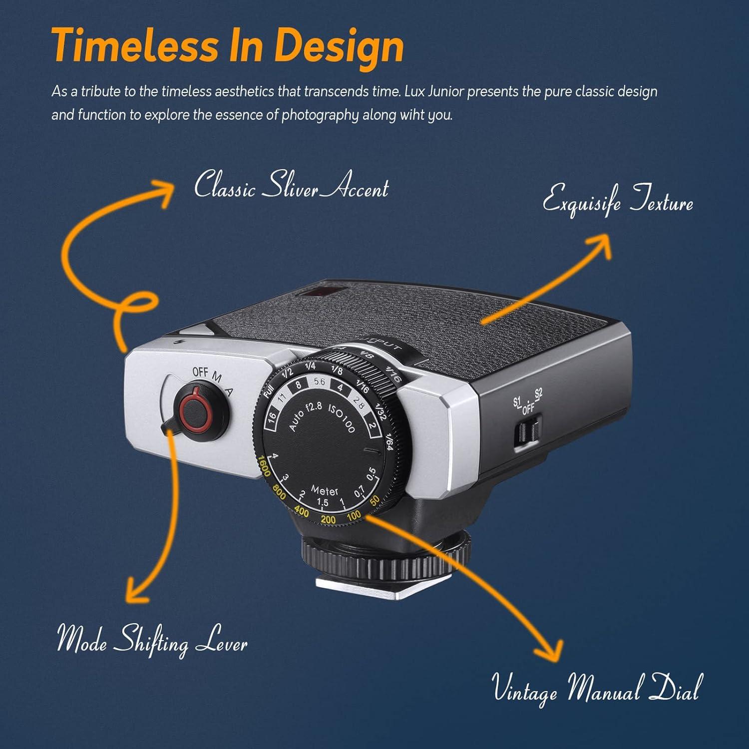 Flash Godox Lux Junior GN12 Retro 6000K-1200K para Cámaras