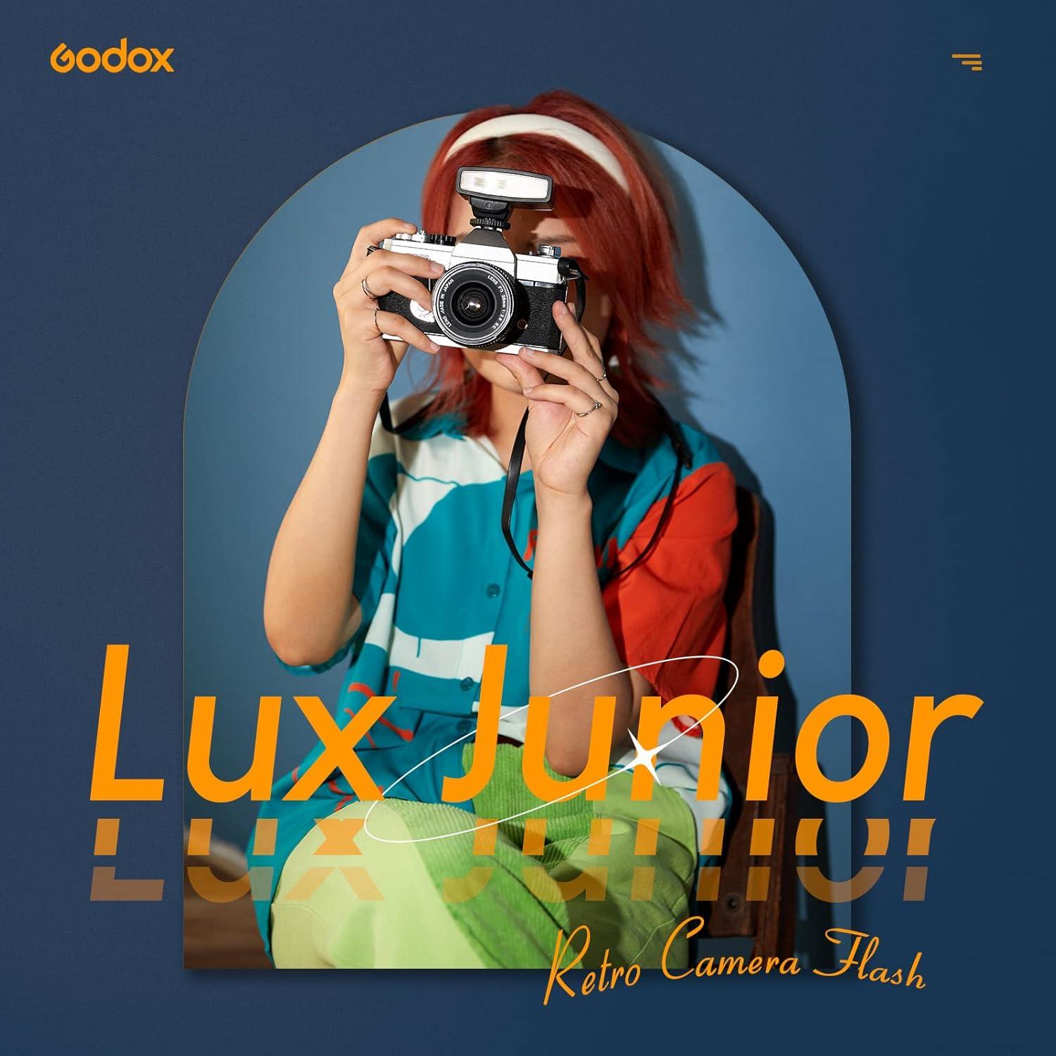 Flash Godox Lux Junior GN12 Retro 6000K-1200K para Cámaras