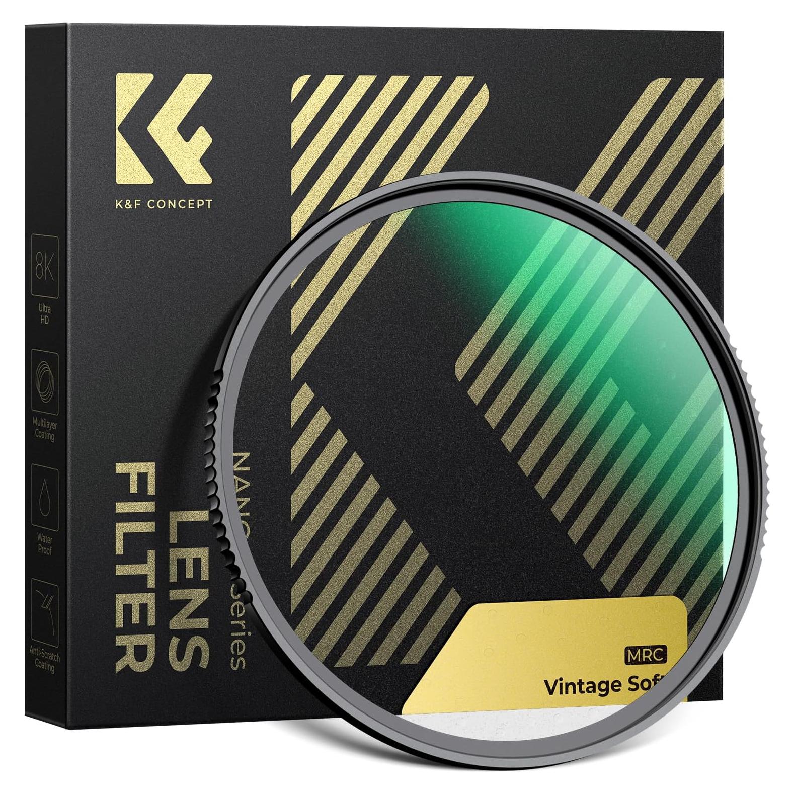 Filtro de Lente Suave 67mm K&F CONCEPT para Retrato y Video