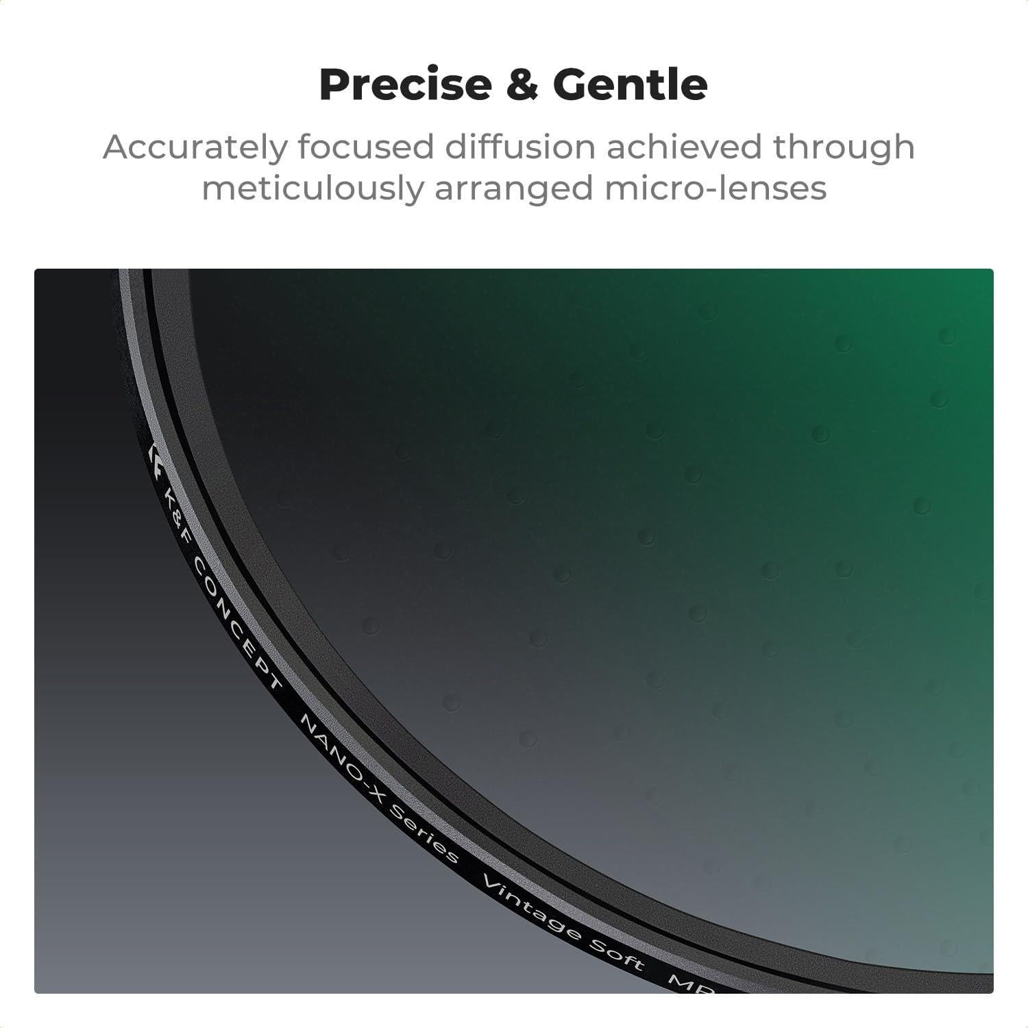 Filtro de Lente Suave 67mm K&F CONCEPT para Retrato y Video