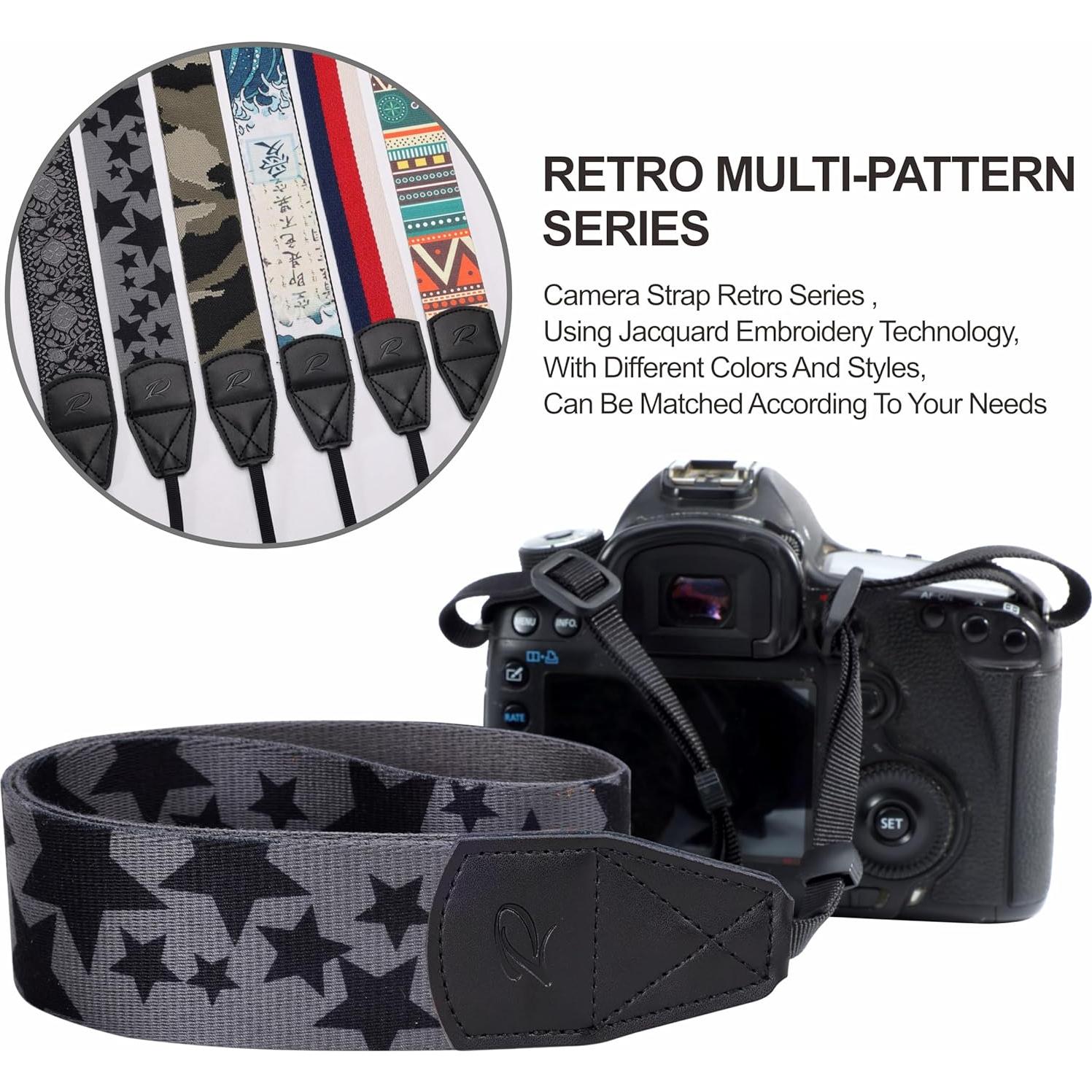 Correa de Cámara Padwa Lifestyle Pentagrama 2" Ancho Ajustable