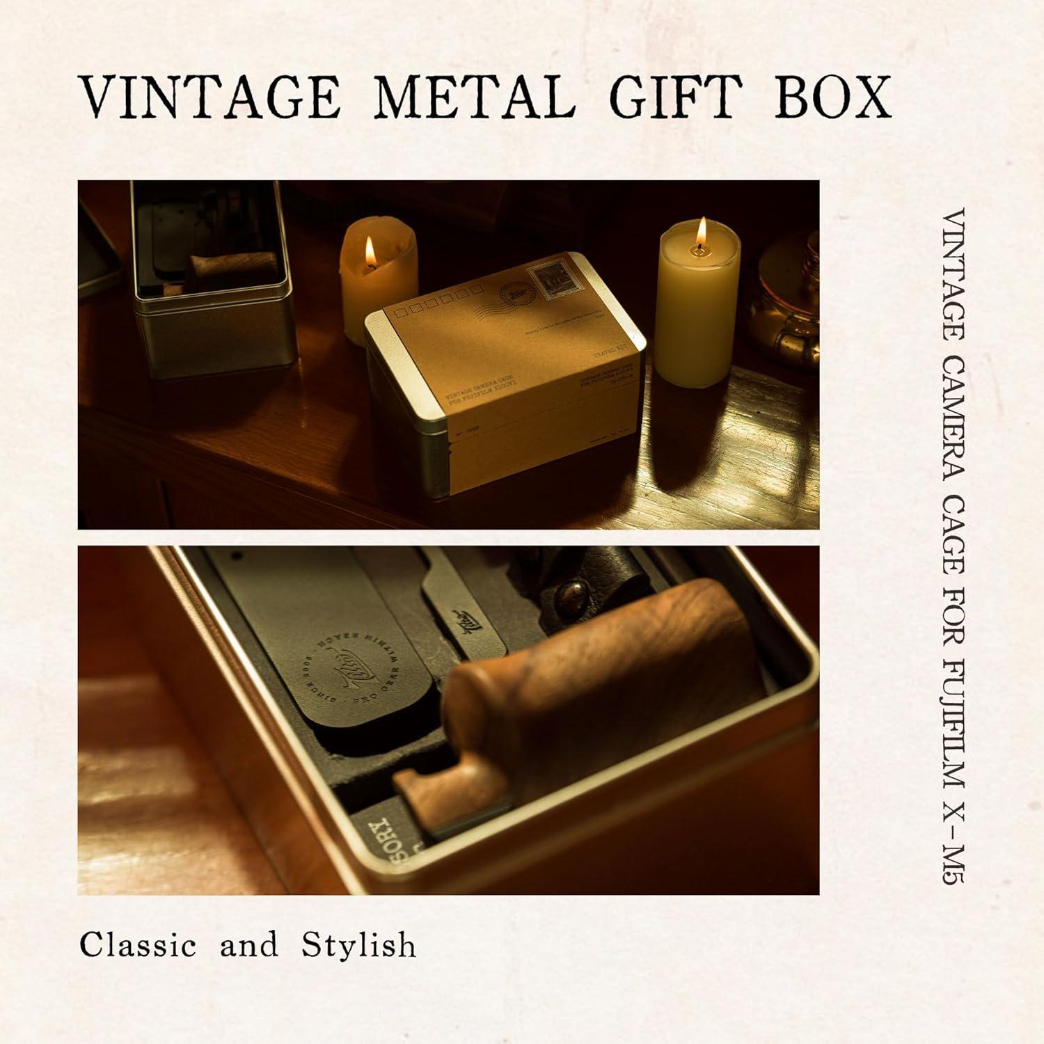 Jaula de Cámara Vintage Tilta para Fujifilm X-M5 - Ligera y Funcional