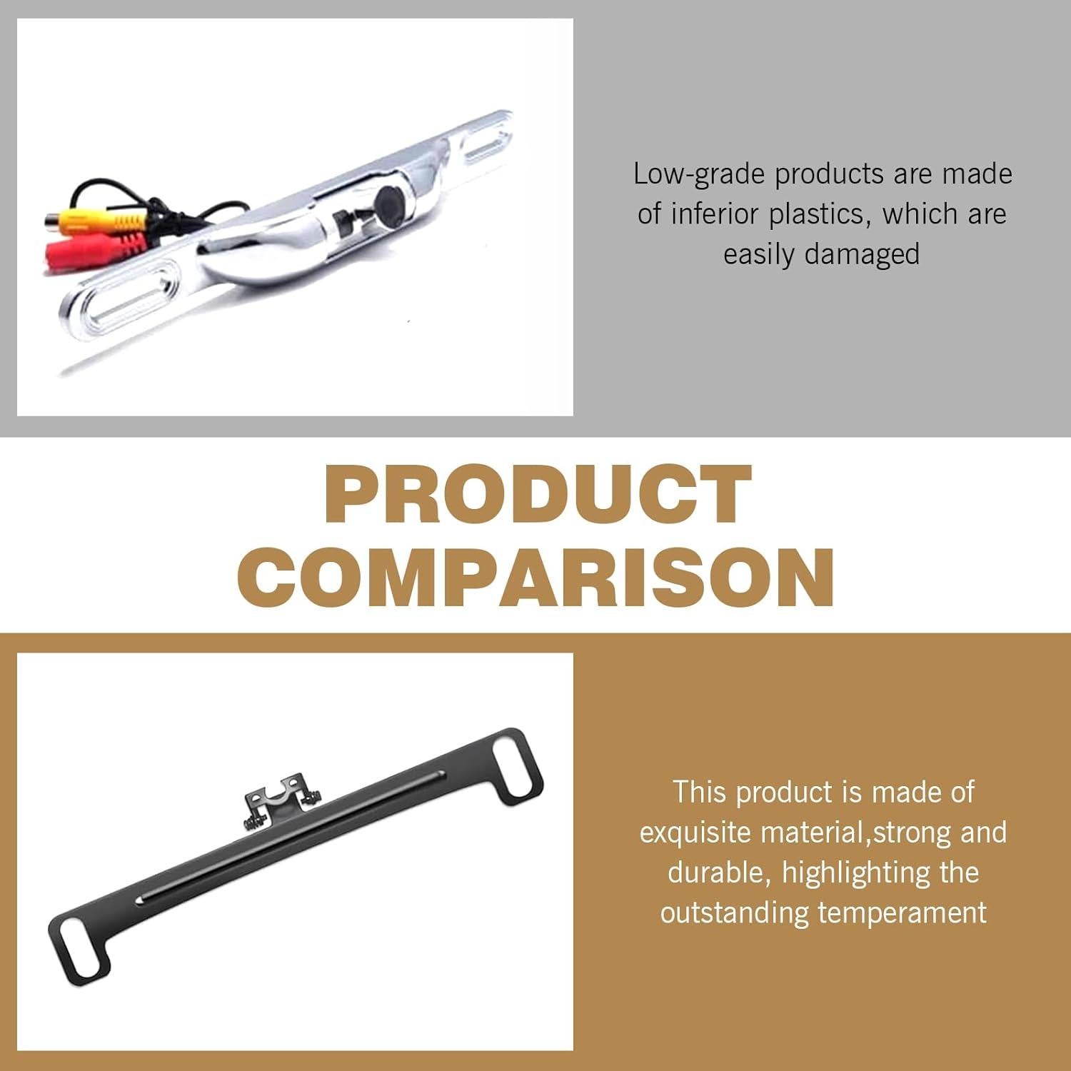 Soporte de Cámara de Placa de Licencia Zikefest Universal