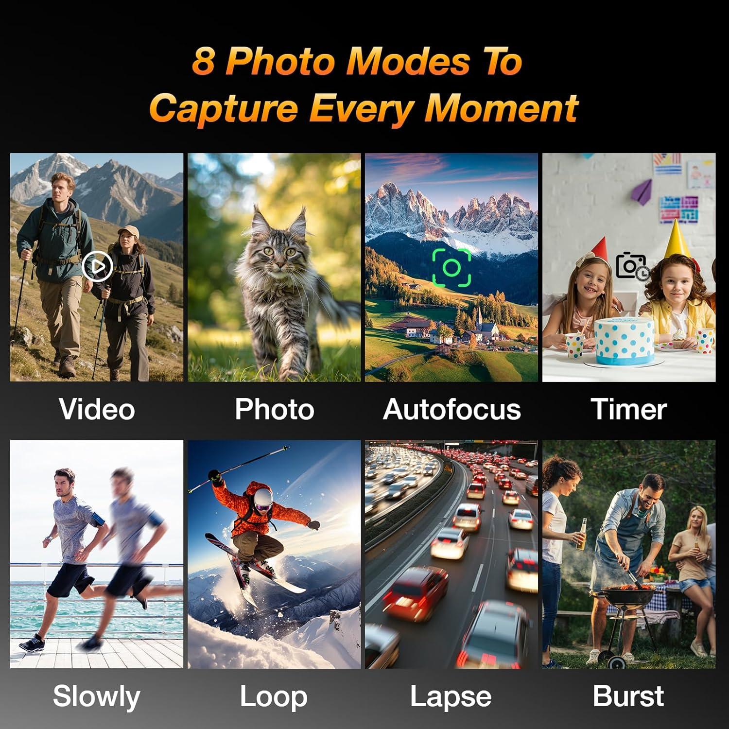 Cámara Digital 5K Luluckck S150PRO 80MP Pantalla Dual