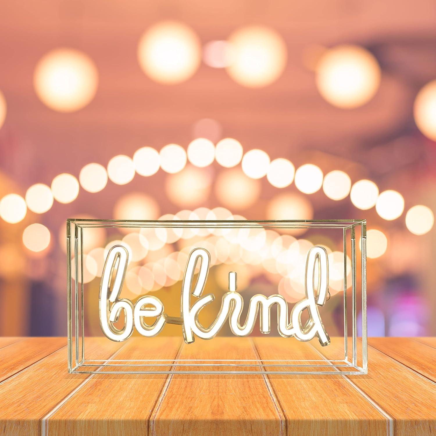 Luz Neón Decorativa Heliwey 'Se Amable' 30x15 cm