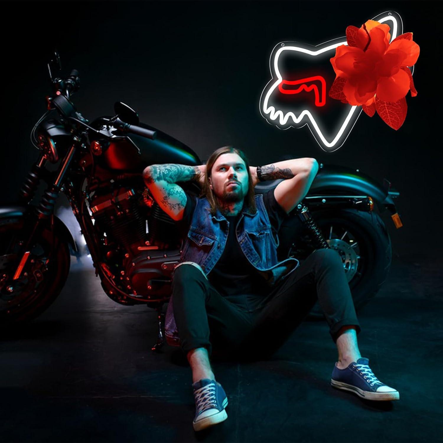 Cartel de Neón Fox AHlove 35.1x27.7cm LED Decoración