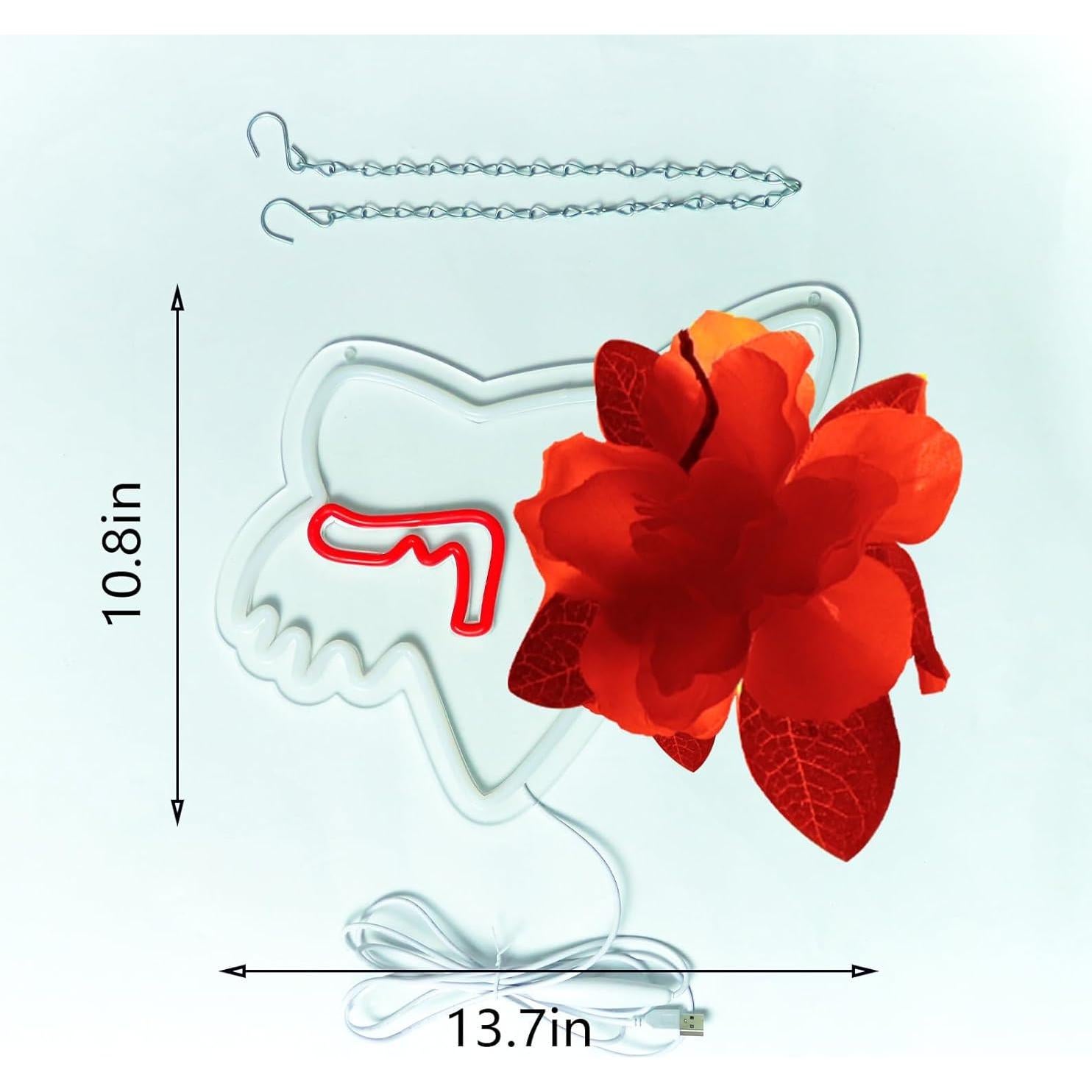 Cartel de Neón Fox AHlove 35.1x27.7cm LED Decoración