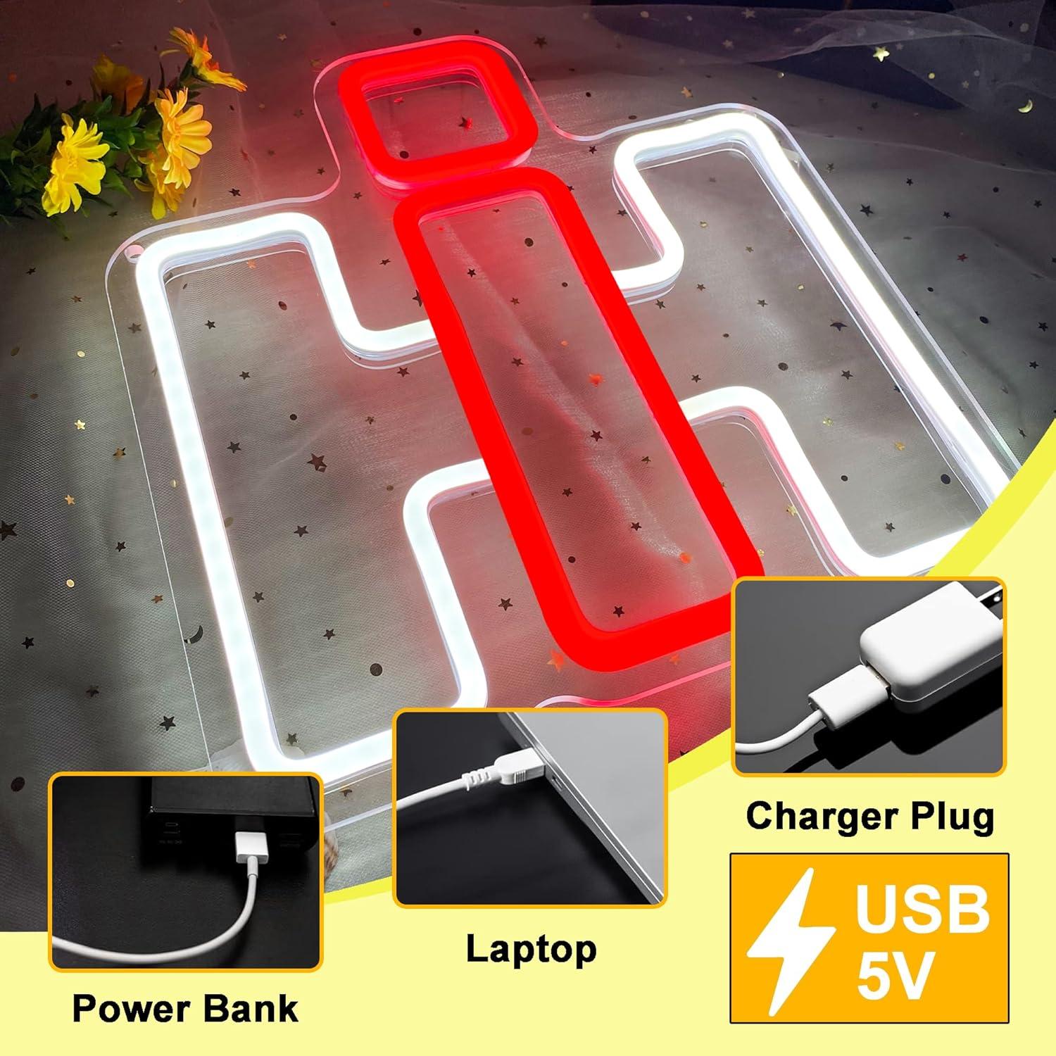 Cartel de Neón LED Foxiden International Harvester 30x30cm