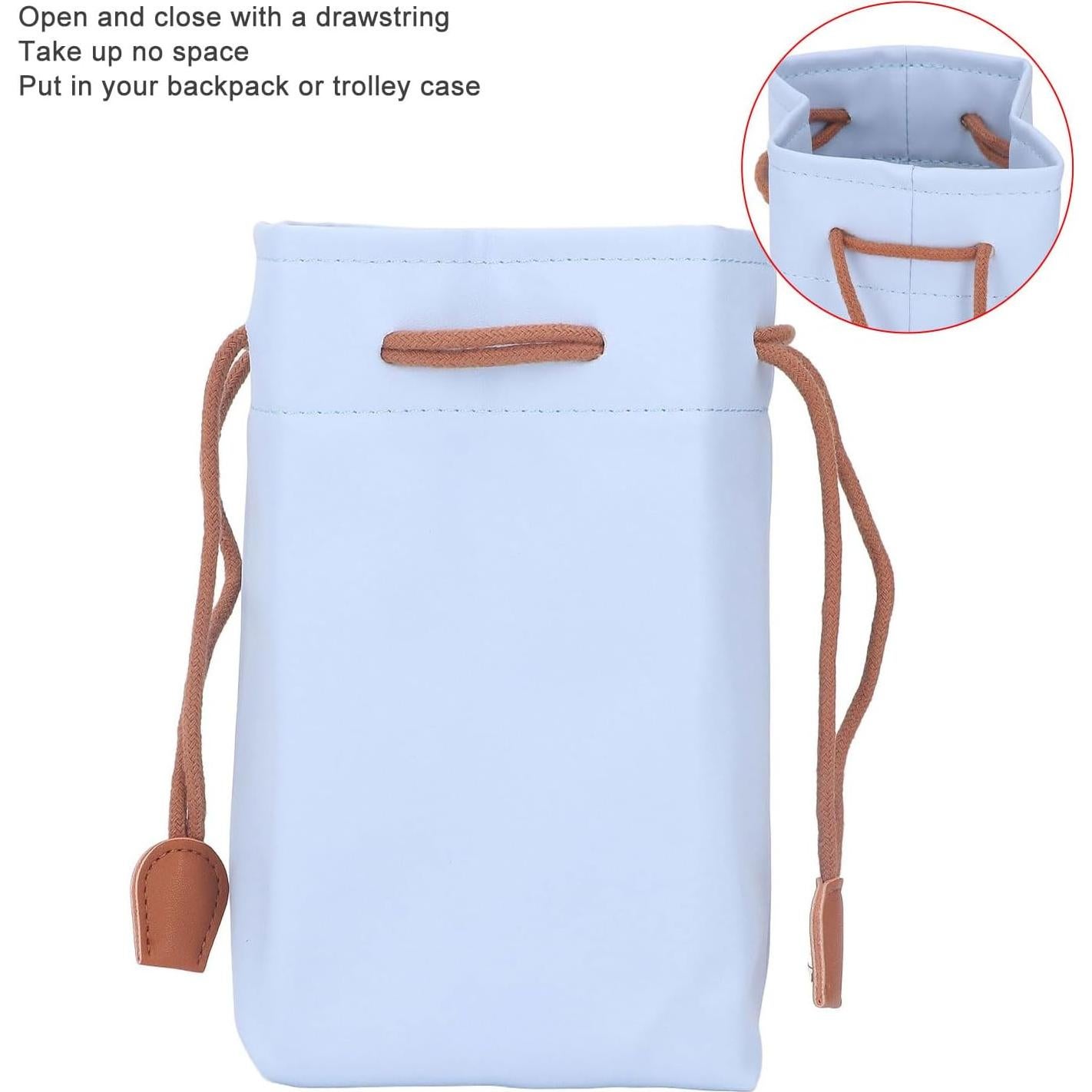 Funda de cámara Dpofirs azul, bolsa suave y compacta 19.5x11.5cm