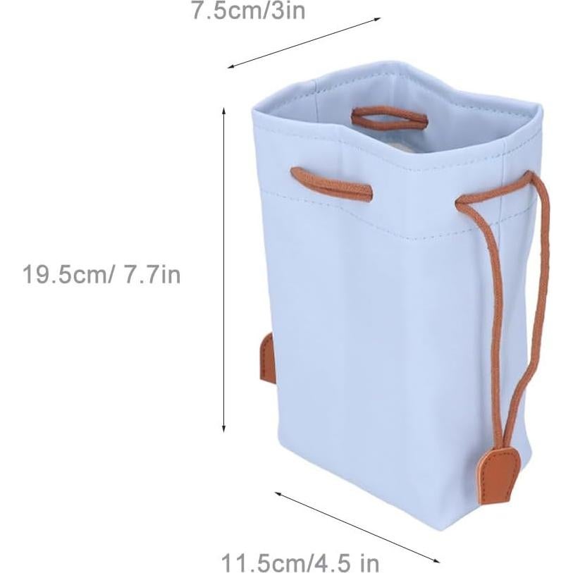 Funda de cámara Dpofirs azul, bolsa suave y compacta 19.5x11.5cm