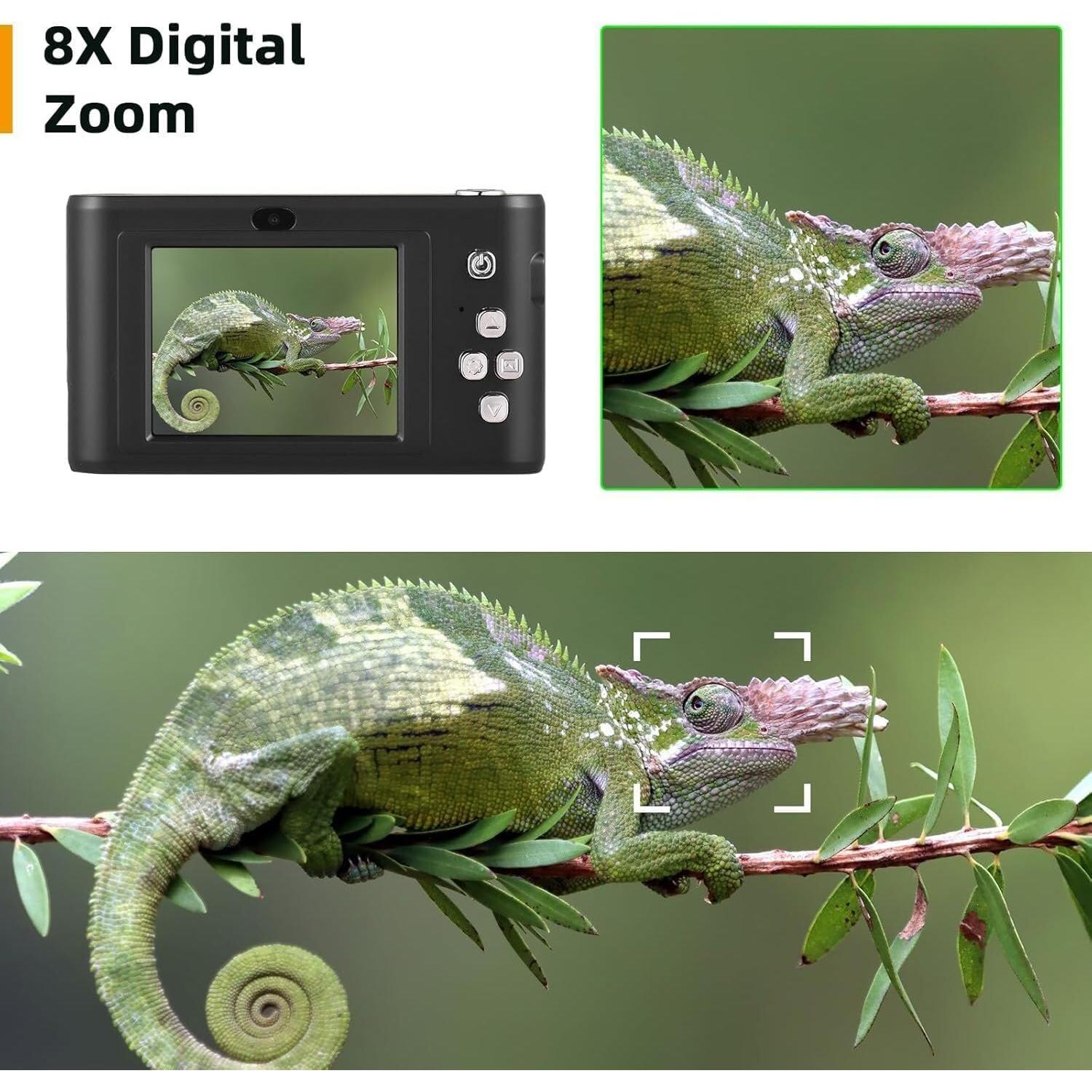 Cámara Digital Acuvar 50MP Doble Lente Compacta 1080P