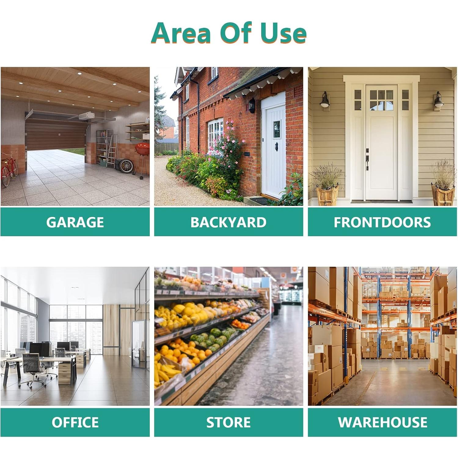 Cámara de Seguridad Falsa WALI SDW-2 con Luz LED Roja - 2 Paquetes