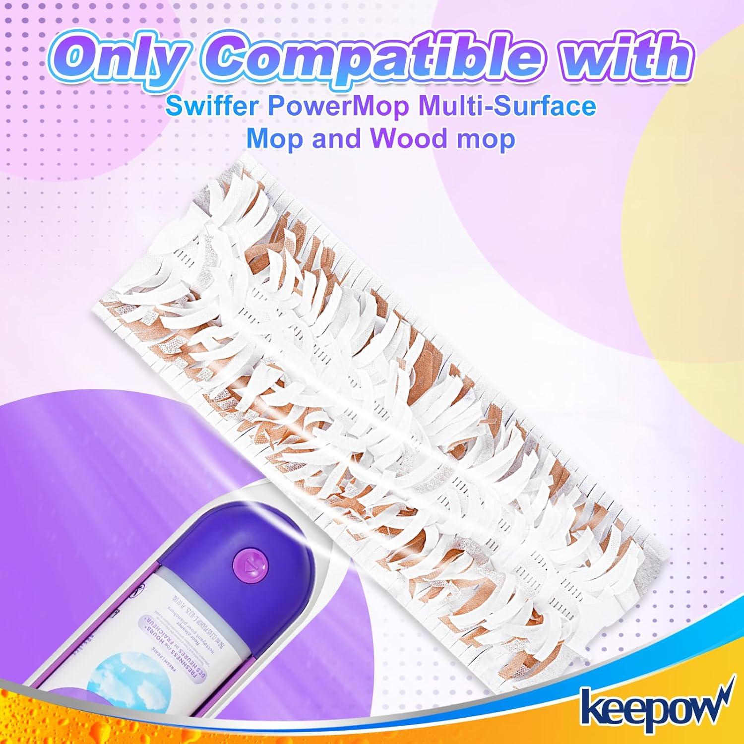 Recargas Almohadillas Desechables KEEPOW para Mopas PowerMop - 24 Unidades