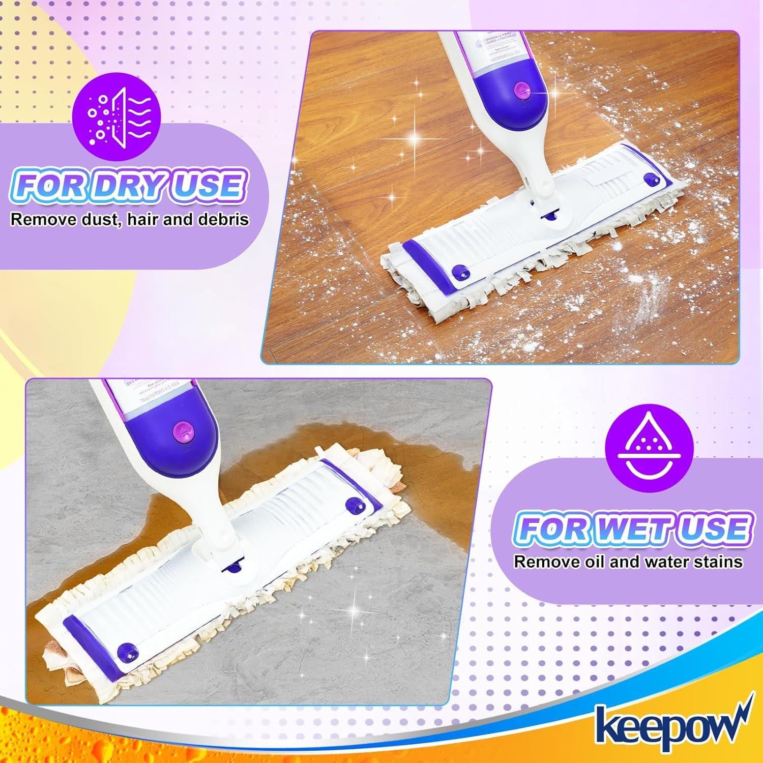 Recargas Almohadillas Desechables KEEPOW para Mopas PowerMop - 24 Unidades