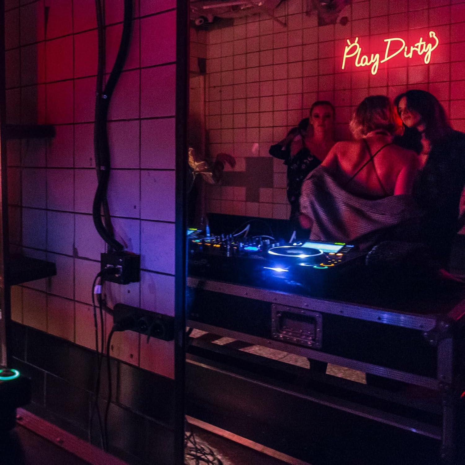 Luz de Neón Juega Sucio Kullneon 43x18 cm LED Roja