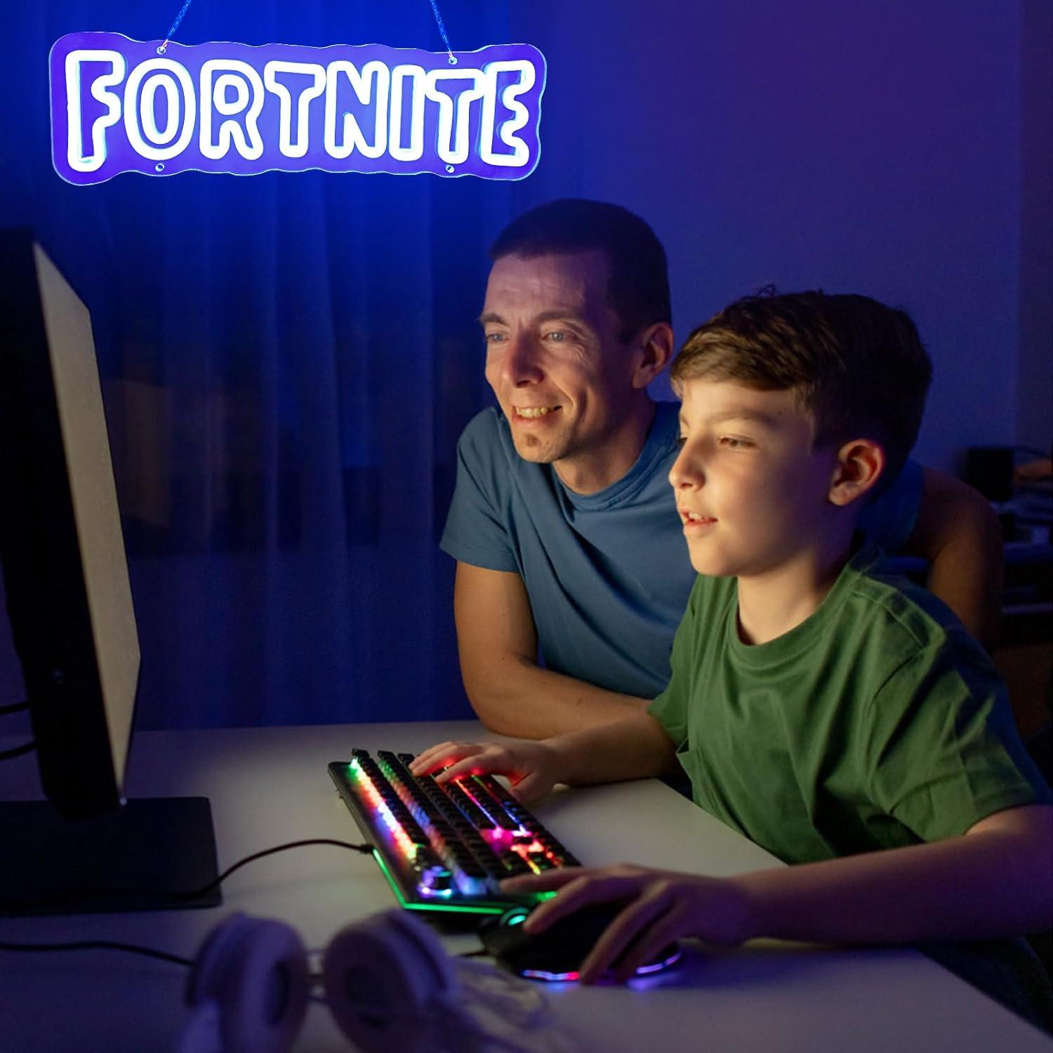 Luz de Neón Gamer JMIVHYE LED Azul 34.8x10.9cm USB