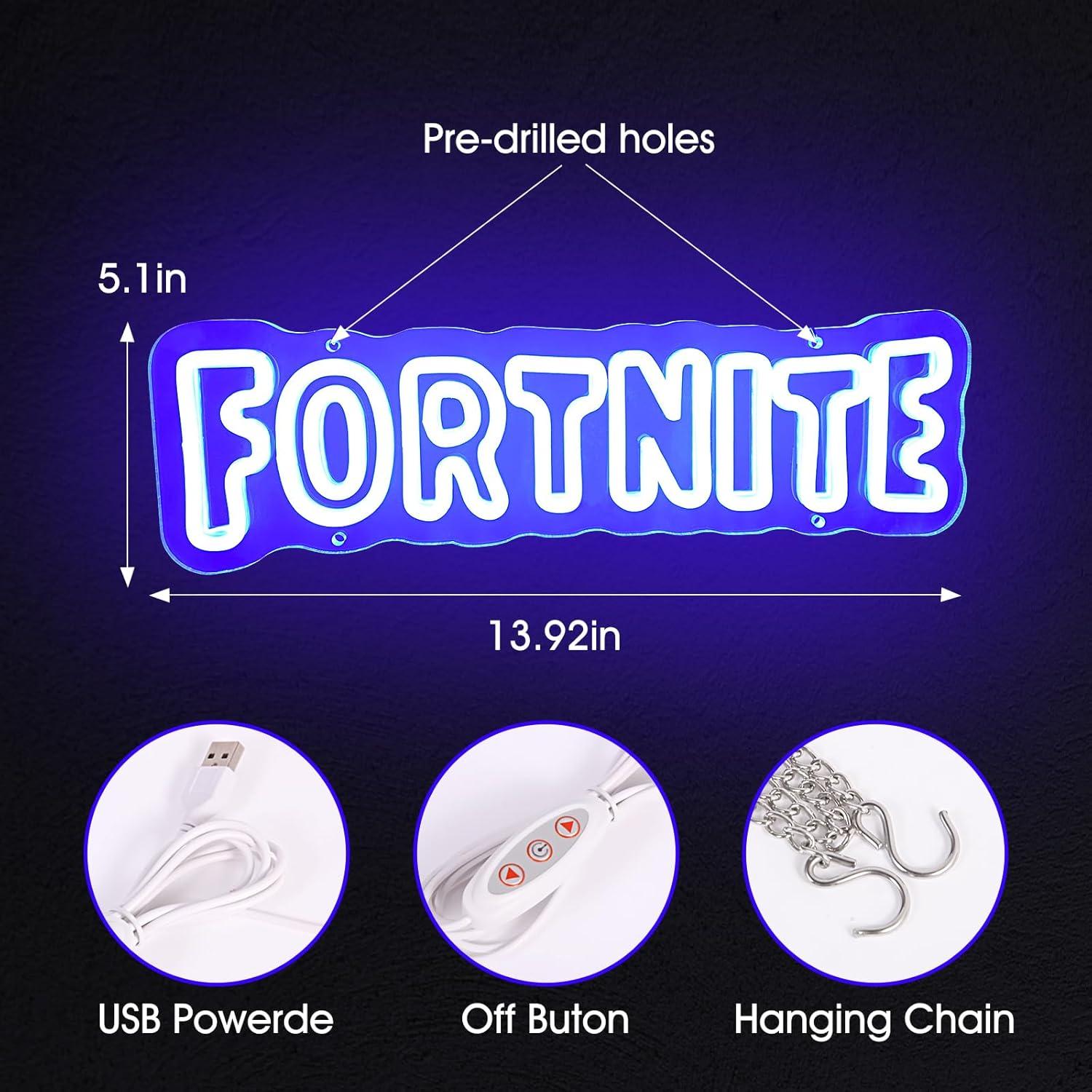 Luz de Neón Gamer JMIVHYE LED Azul 34.8x10.9cm USB