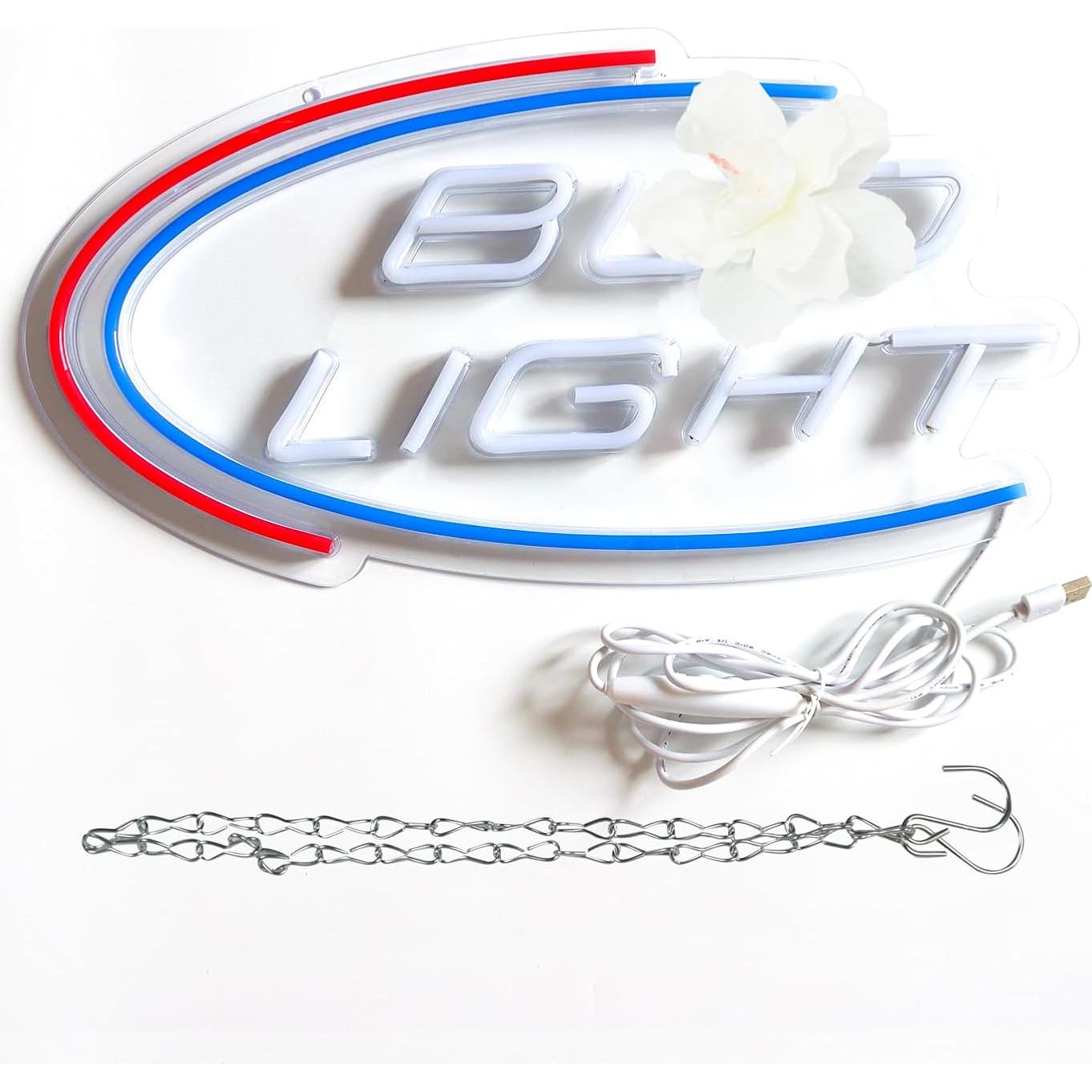 Letrero de Neón LED JFLLamp Cerveza 20.32cm Decoración