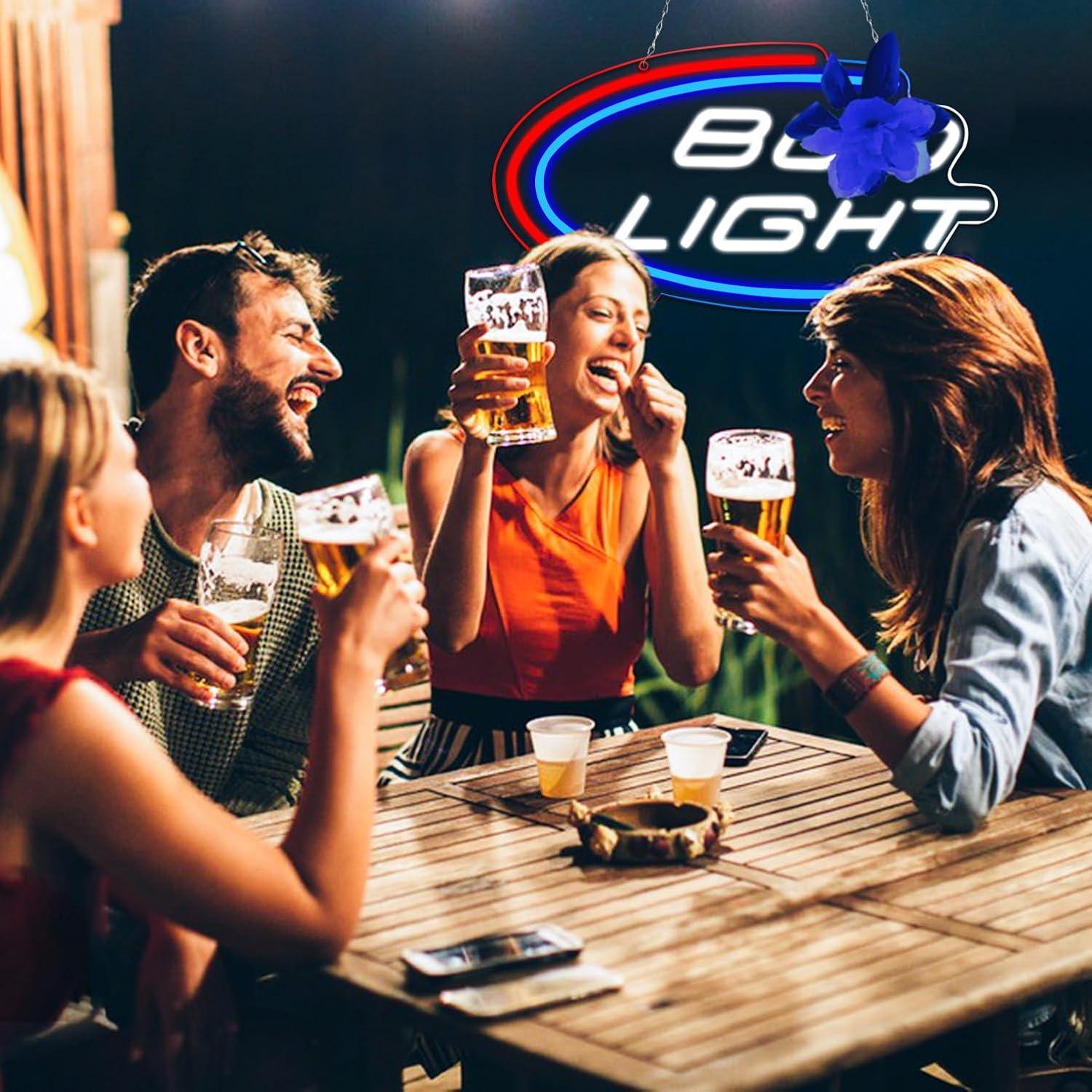 Letrero de Neón LED JFLLamp Cerveza 20.32cm Decoración