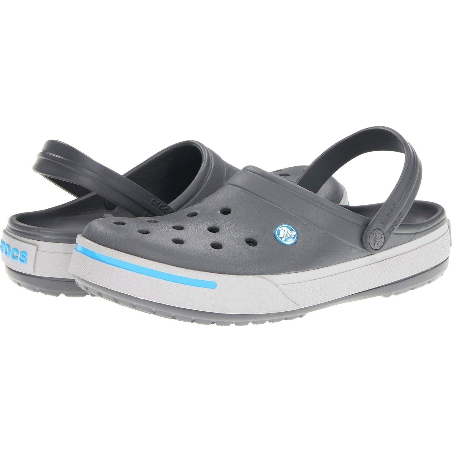 Crocs Unisex Crocband II Clog Carbon/Gris Claro Talla 6/4