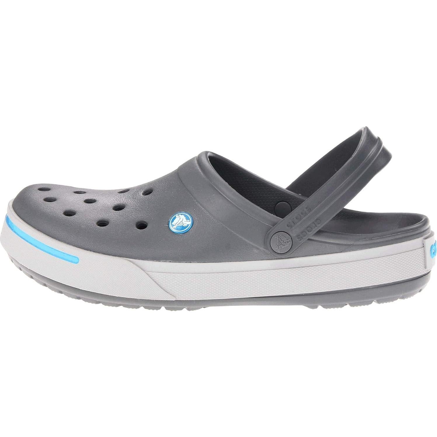 Crocs Unisex Crocband II Clog Carbon/Gris Claro Talla 6/4
