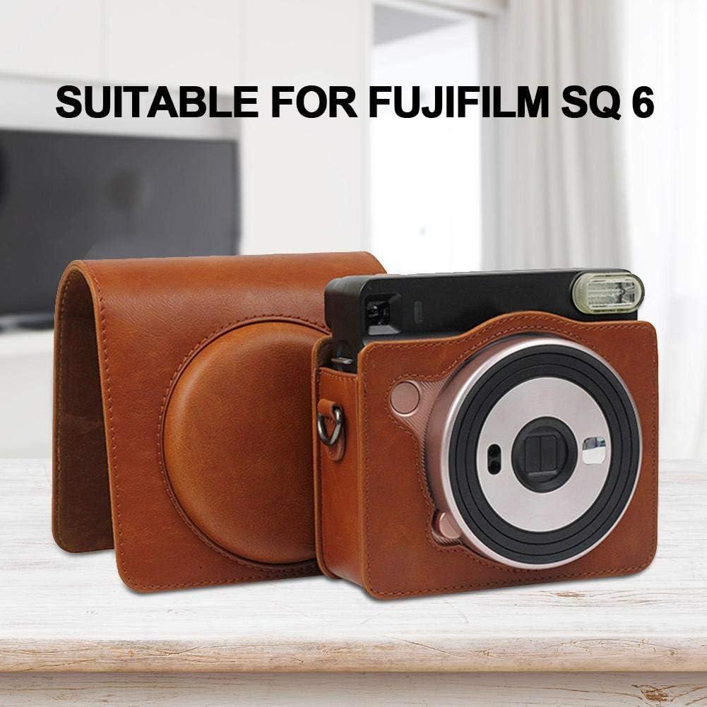 Funda de Cámara Vintage Yoidesu para SQ 6 - Cuero PU Marrón