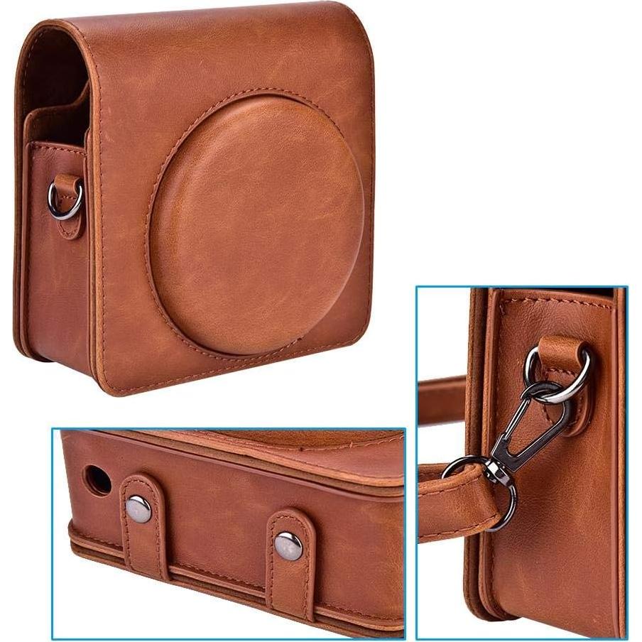 Funda de Cámara Vintage Yoidesu para SQ 6 - Cuero PU Marrón