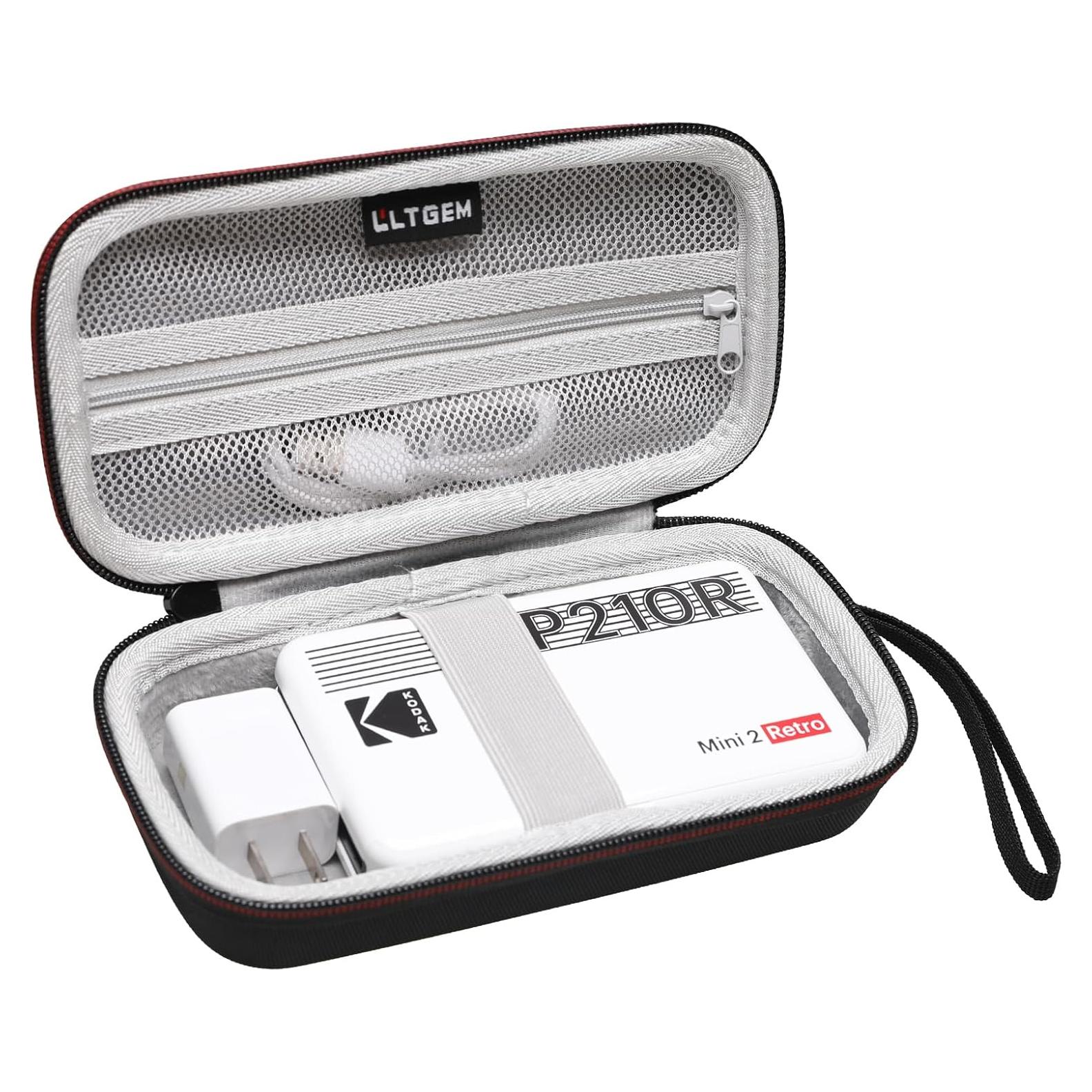 Funda LTGEM para KODAK Mini 2 / Mini Shot 2 Retro, Negro y Gris