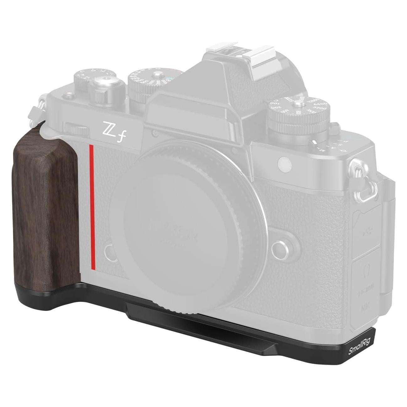 Mango de Madera SmallRig 4801 para Cámara Nikon Z f - Agarre L