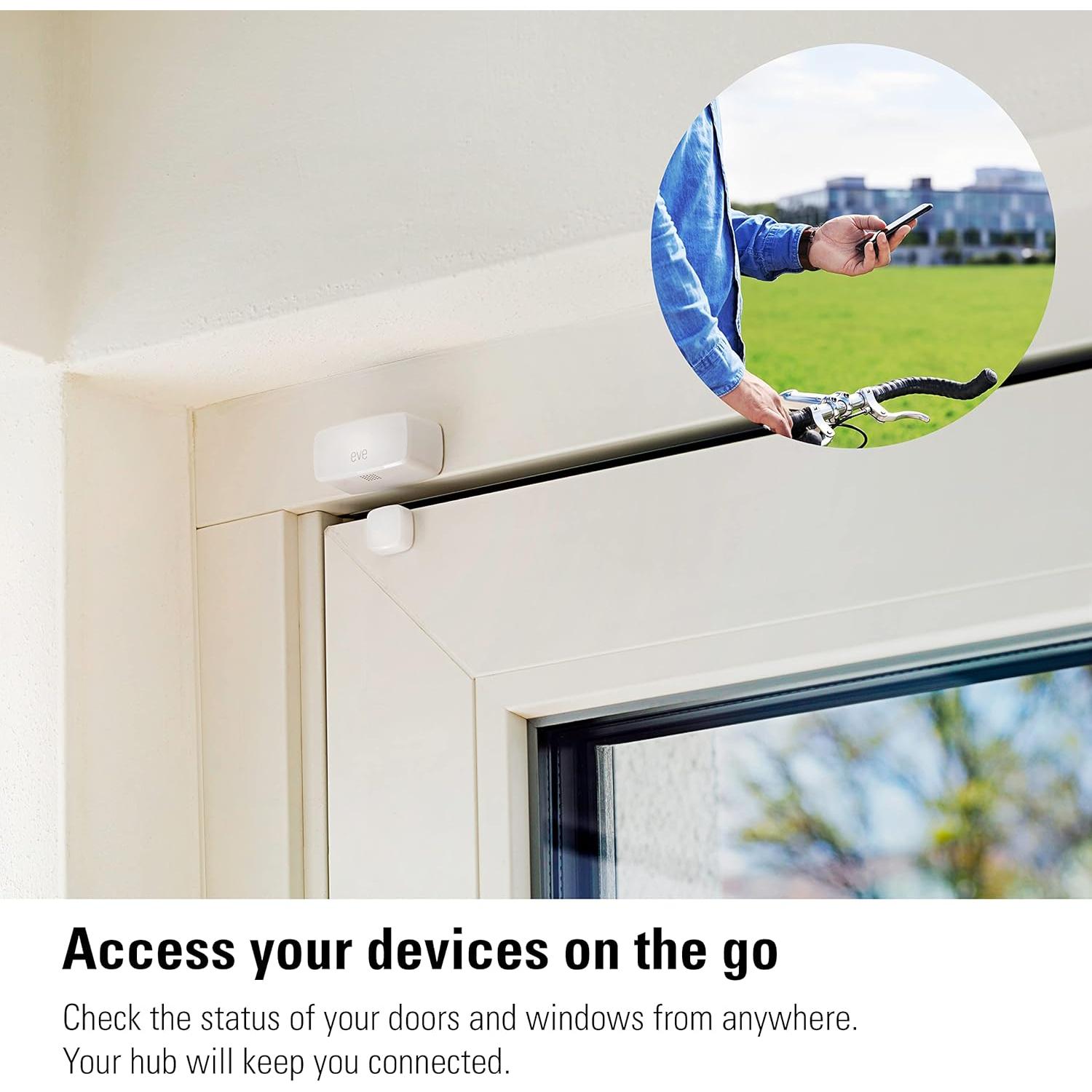 Eve Puerta y Ventana Matter Paquete de 3 - Sensor Inteligente