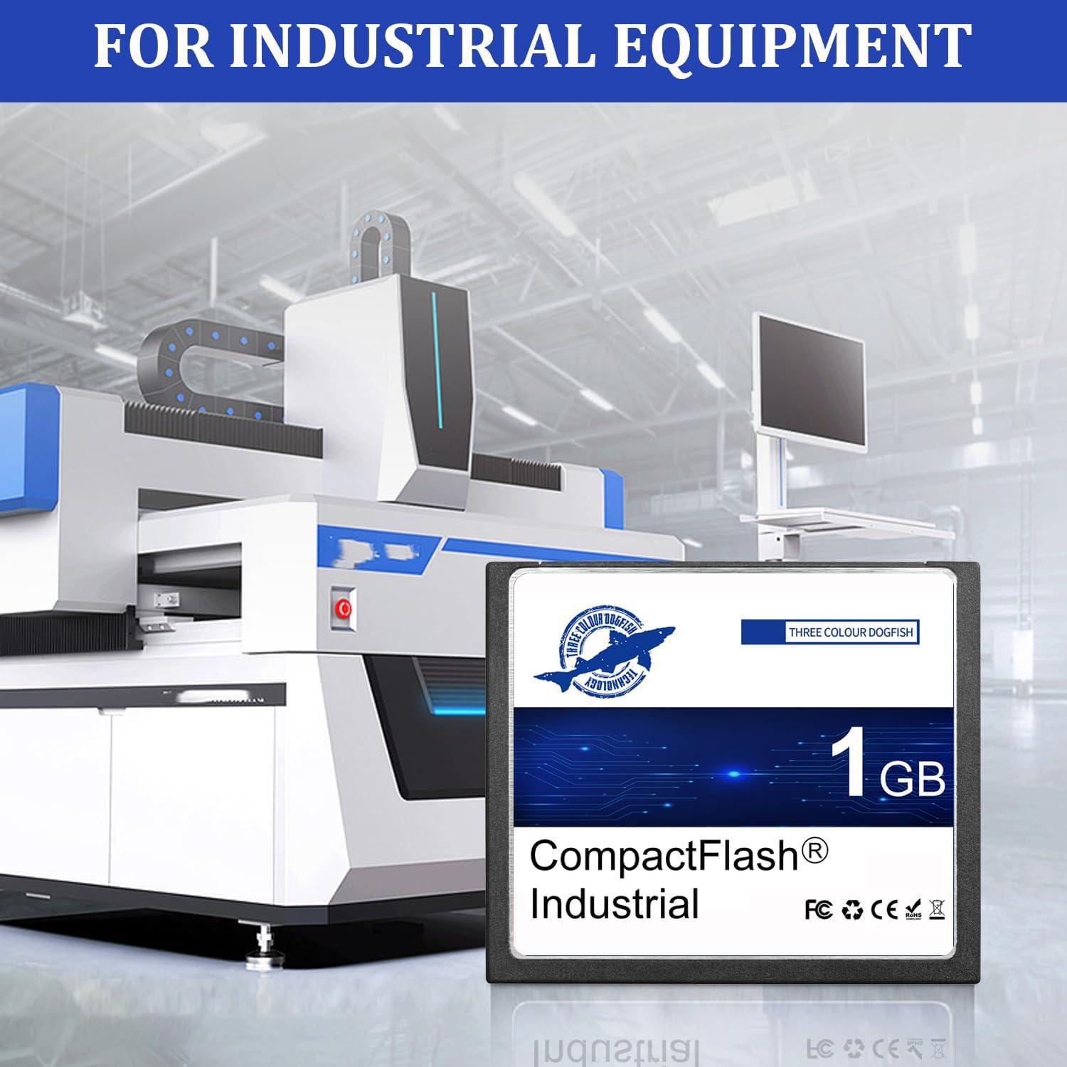 Tarjeta CompactFlash Dogfish 1GB 2 Paquete Industrial SLC