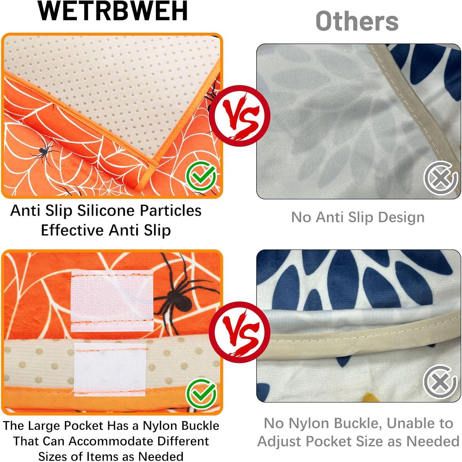 Soporte Organizador de Control Remoto WETRBWEH Naranja 90x31 cm