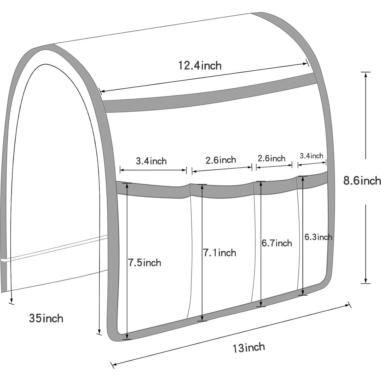 Soporte Organizador de Control Remoto WETRBWEH Naranja 90x31 cm