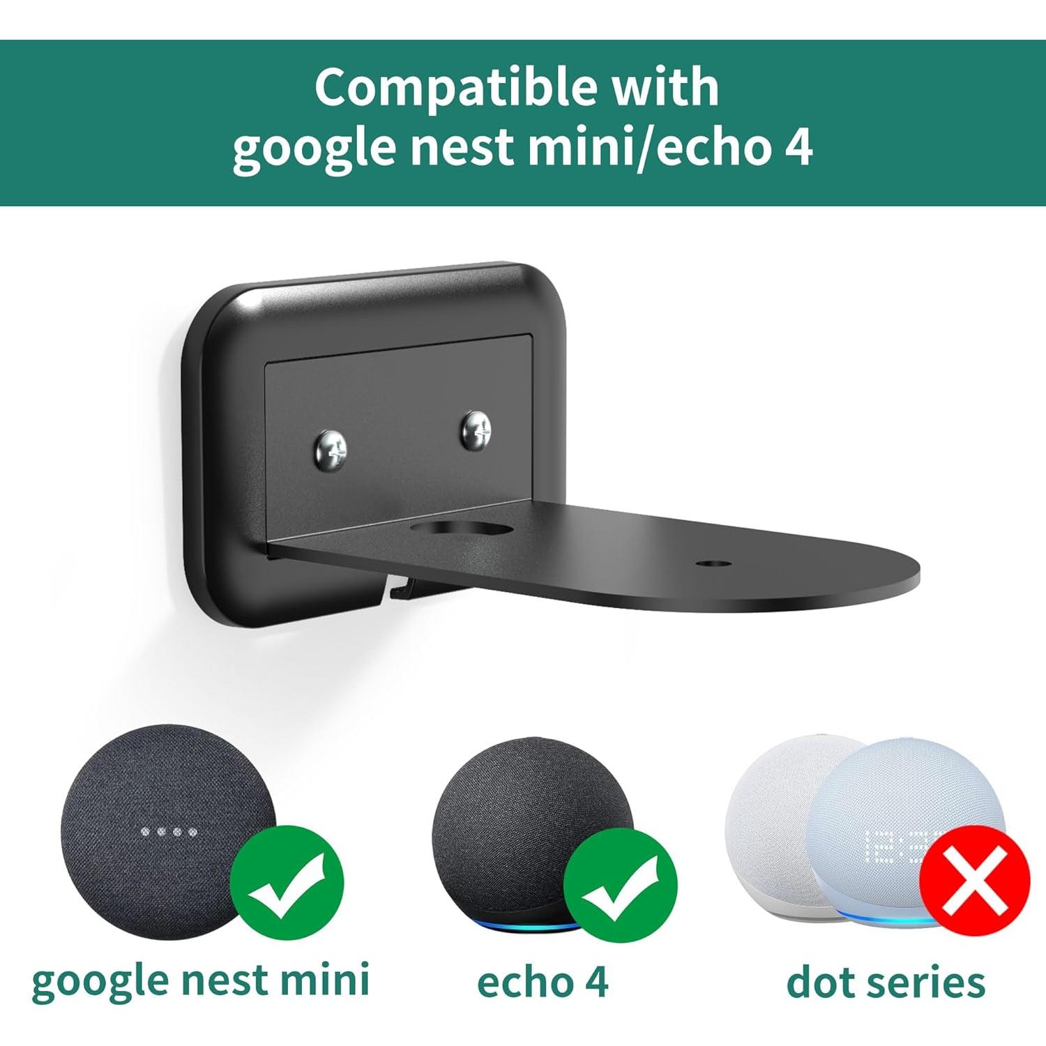 Soporte de Pared HomeMount para Echo 4ta Generación - Negro