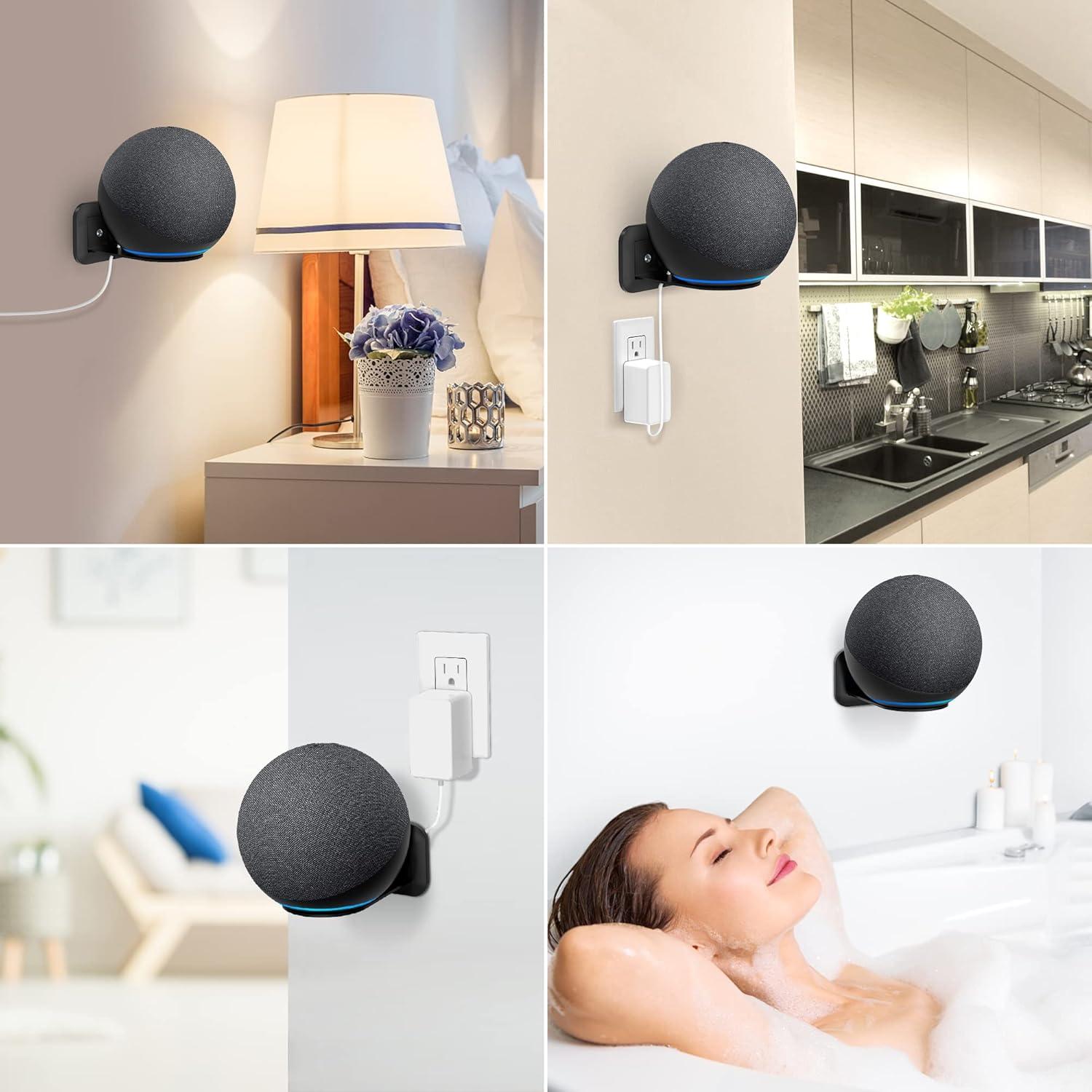 Soporte de Pared HomeMount para Echo 4ta Generación - Negro