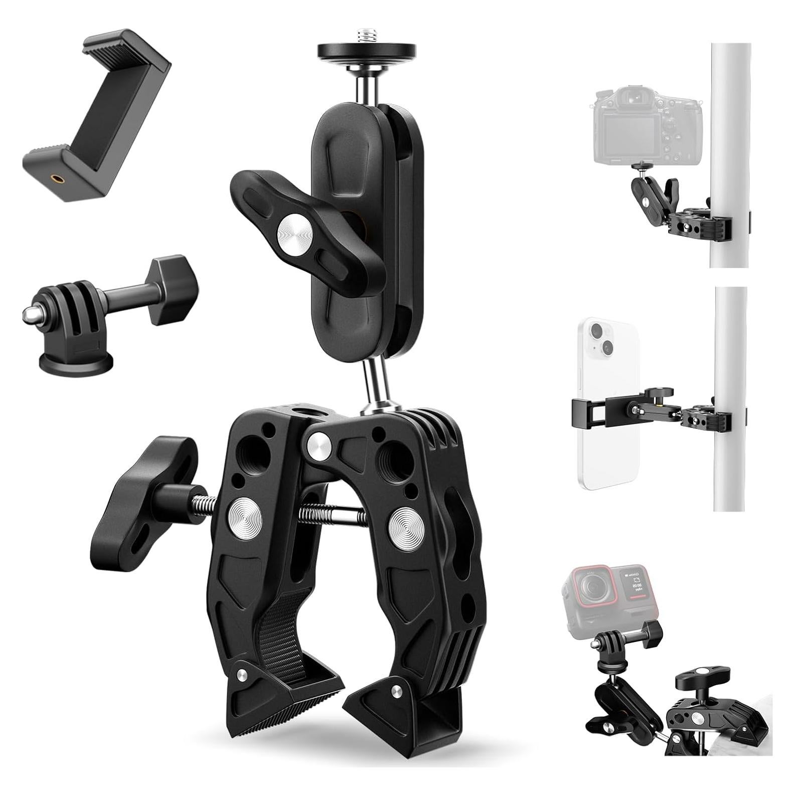 Soporte de Cámara Super Clamp Fotoumgl con Brazo Mágico 360°