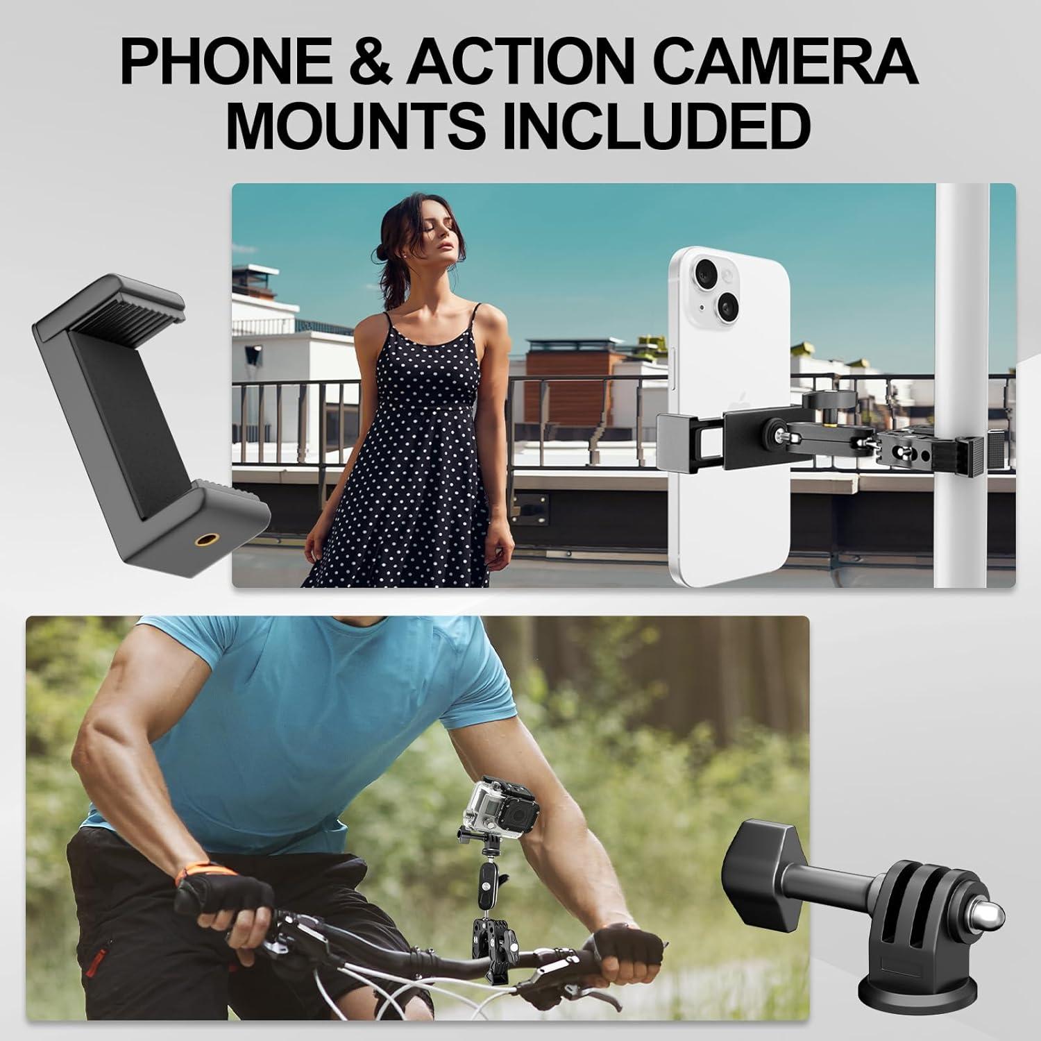 Soporte de Cámara Super Clamp Fotoumgl con Brazo Mágico 360°