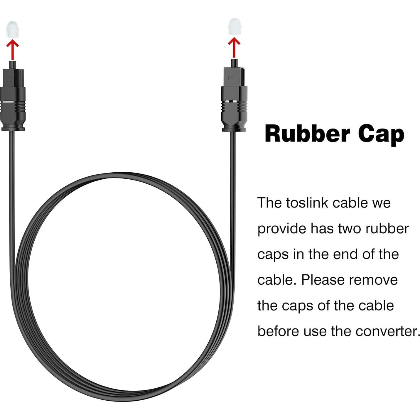 Convertidor de Audio Digital a Analógico Rybozen 192KHz RCA 3.5mm