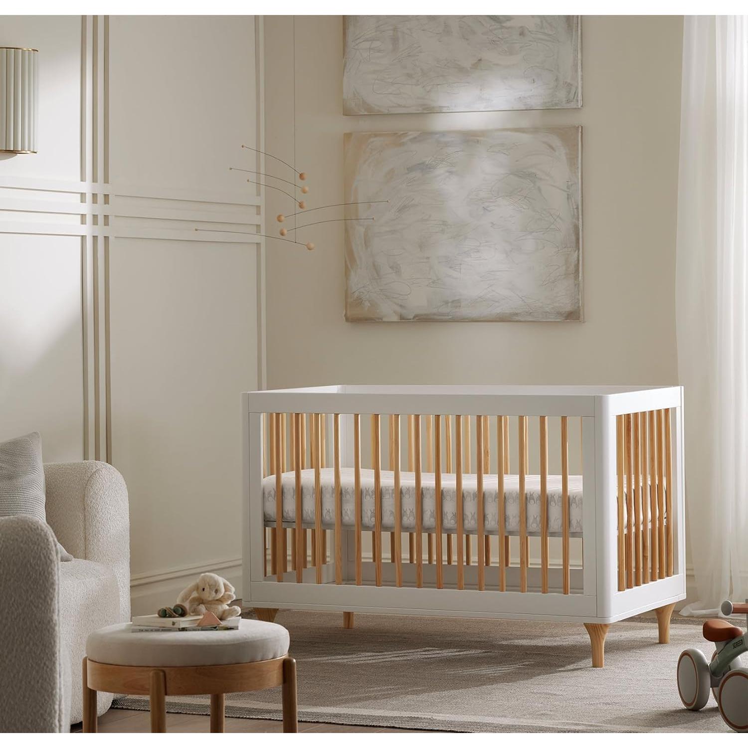 Sábana Ajustable para Cuna Boll & Branch Cottontail 100% Algodón