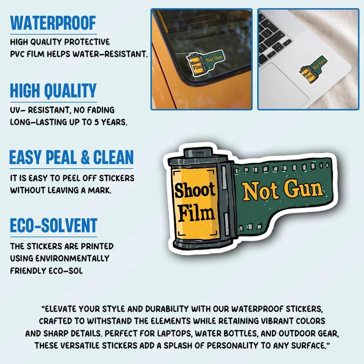 Calcomanías de Seguridad Piratify 3 Pcs Impermeables UV