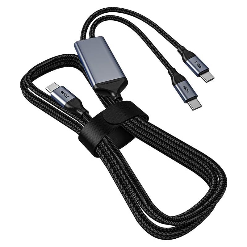 Cable Divisor USB-C 0.97M OMNIHIL Compatible Razer Kiyo X