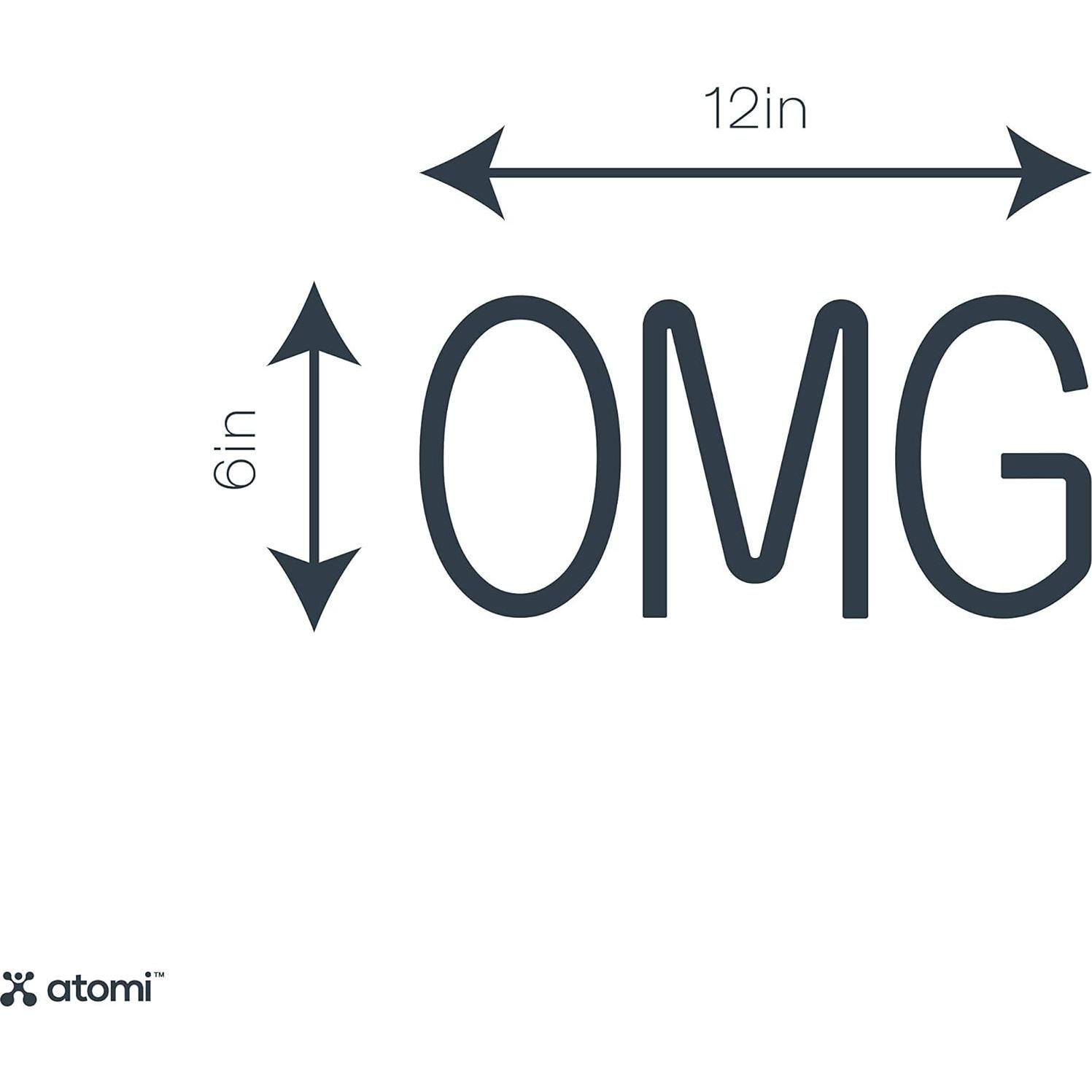 Luz de Neón Atomi OMG Rosa LED Decorativa USB 3m