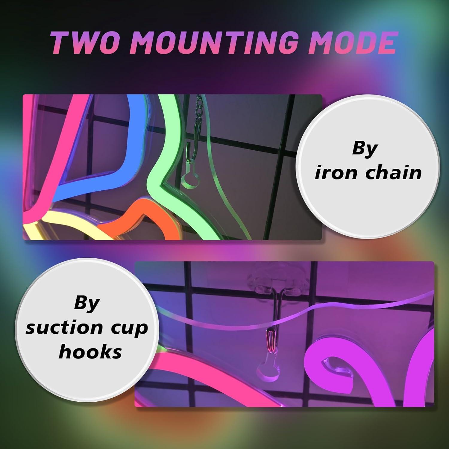 Luz de Neón Mariposa LED para Decoración de Pared 35.5cm