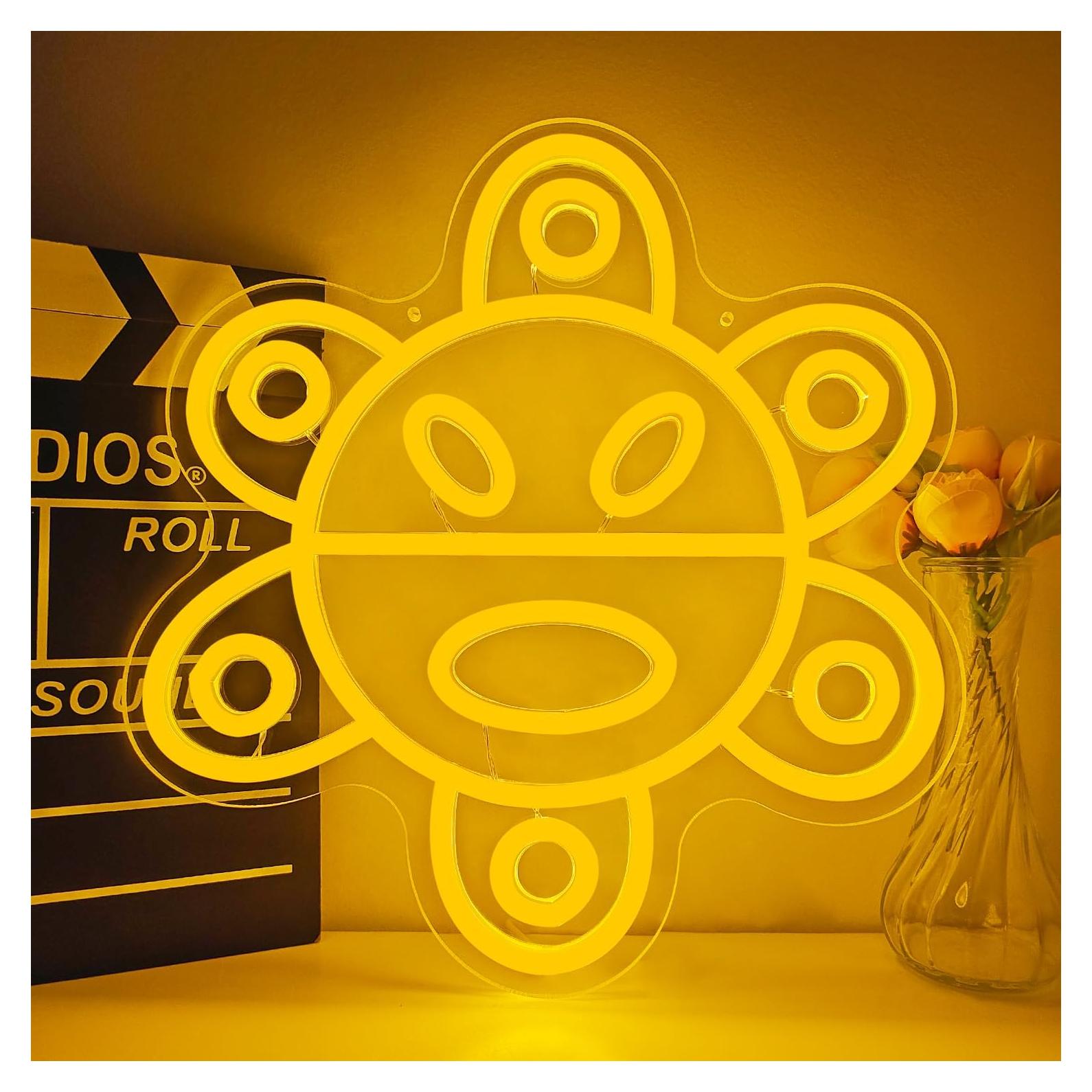 Cartel Neón Taino Sol de Puerto Rico - Luz LED Regulable