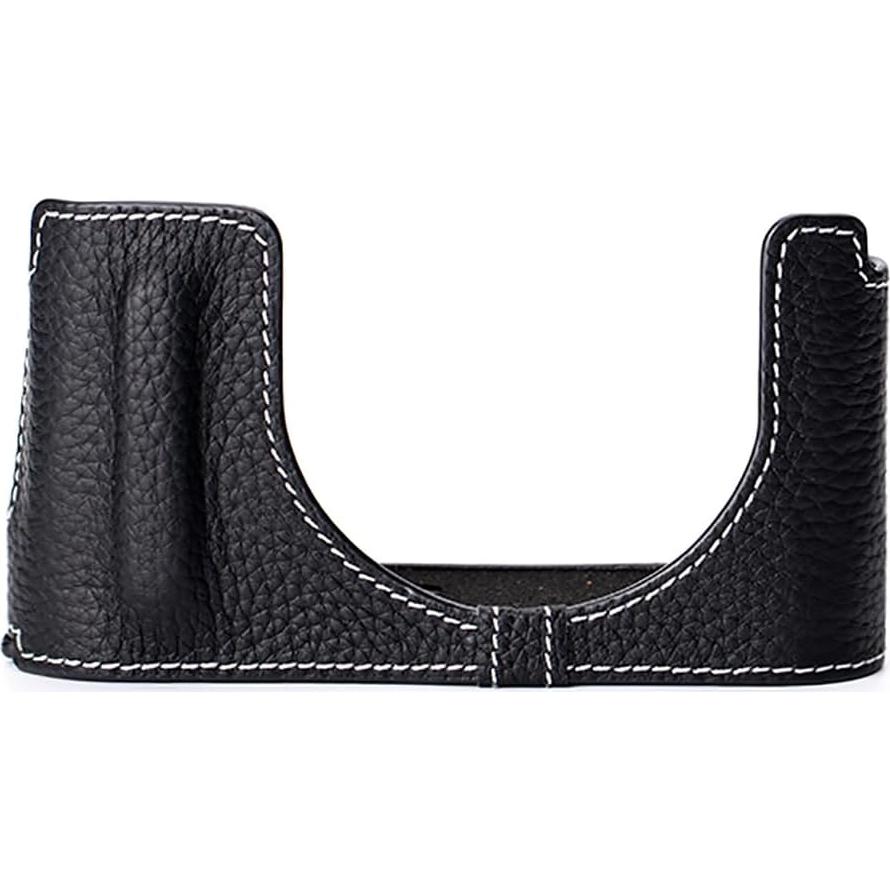 Funda de cámara de cuero vintage DBZZ para Leica D-Lux 8 - Negro