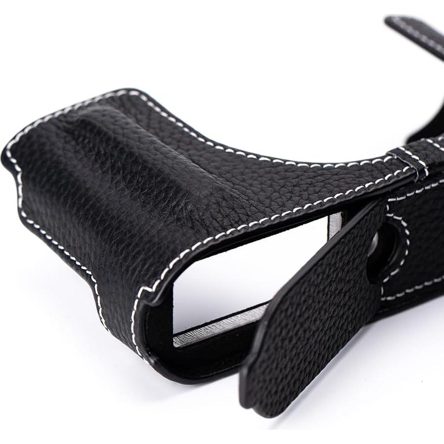 Funda de cámara de cuero vintage DBZZ para Leica D-Lux 8 - Negro