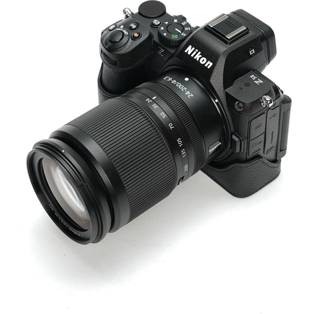 Funda de cámara BMAOLLONGB para Nikon Z5 II - Cuero Genuino