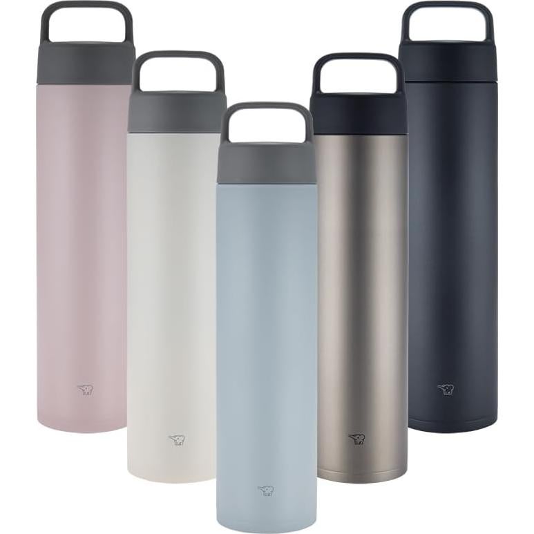 Taza de Acero Inoxidable Zojirushi 740 ml Negra con Asa